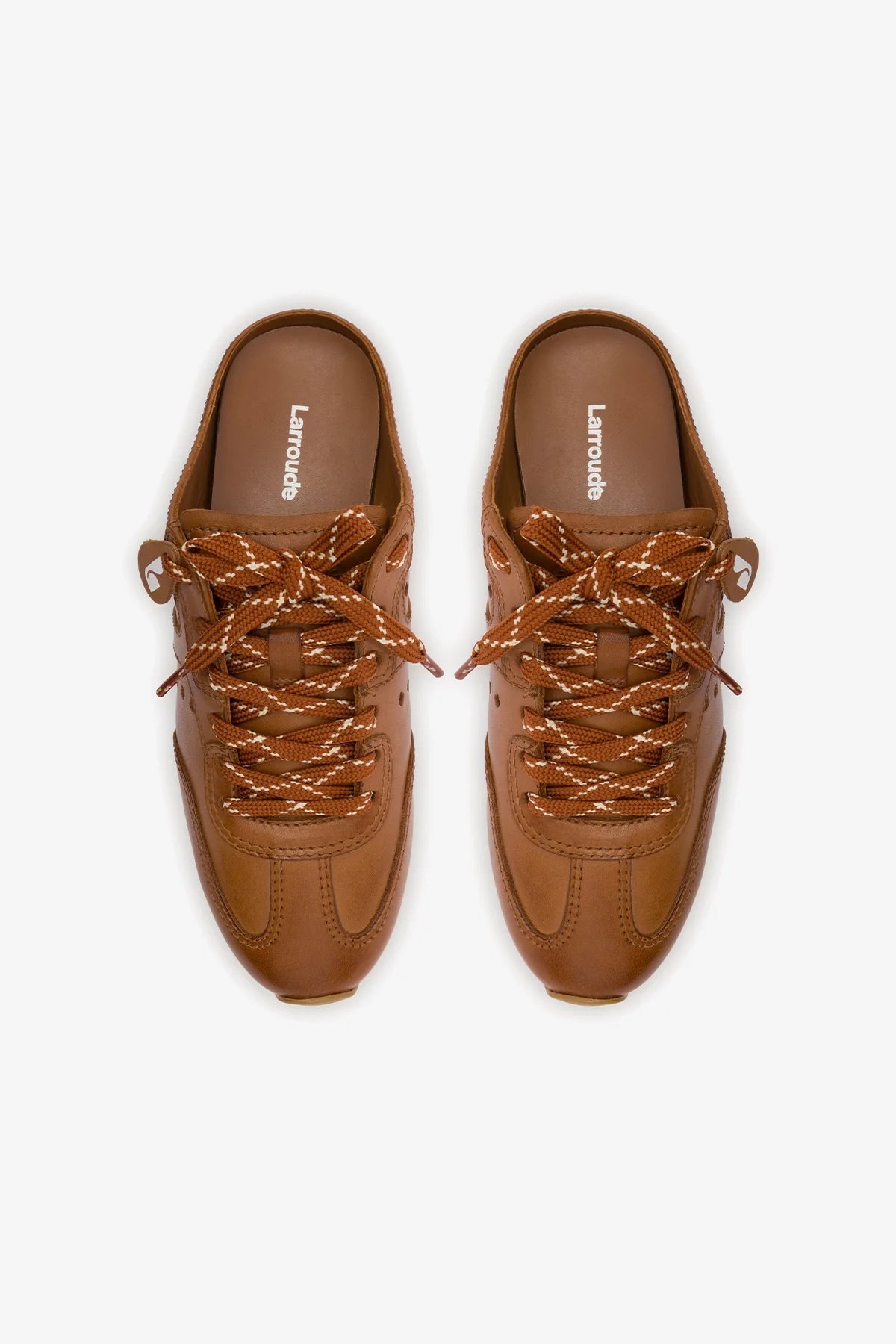 Caramel Leather Slip-On Mule