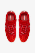 Scarlet Suede and Blood Red Leather Sneaker
