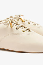 Ivory Leather Jazz-Inspired Sneaker